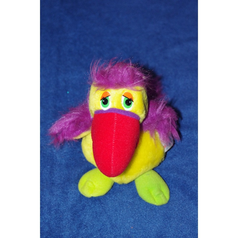 Sweet Peep‎ Parrot Plush 9" Vintage 1982 Amtoy American Greetings Rare Color HTF